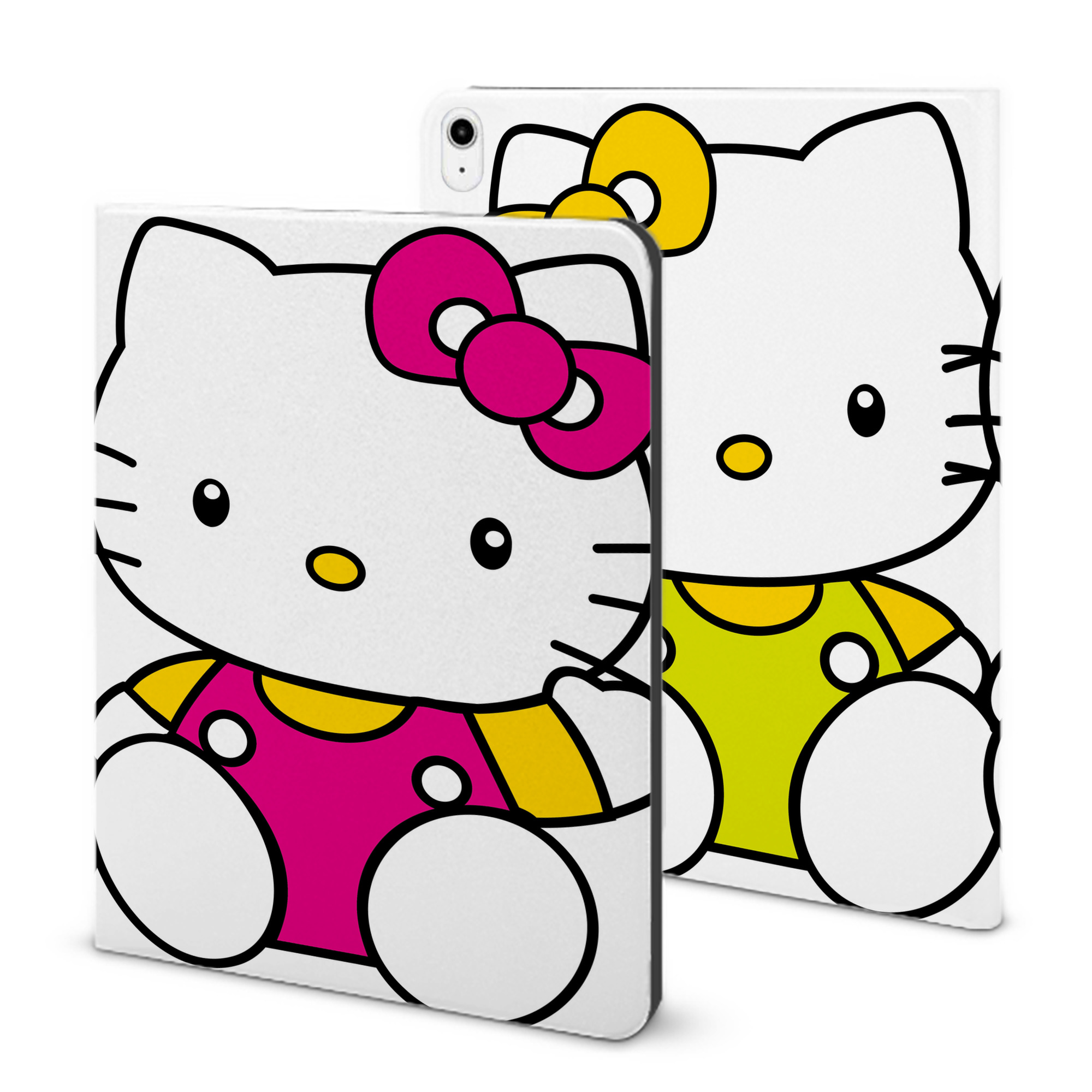 （画像用） Hello Kitty ハローキティ IPadケース ペンホルダー付き ブックスタイルデザイン
